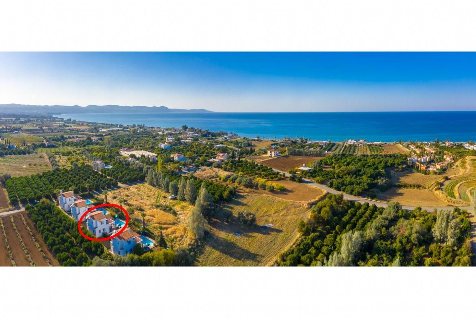 Argaka Sun Villa Tria Paphos Bagian luar foto